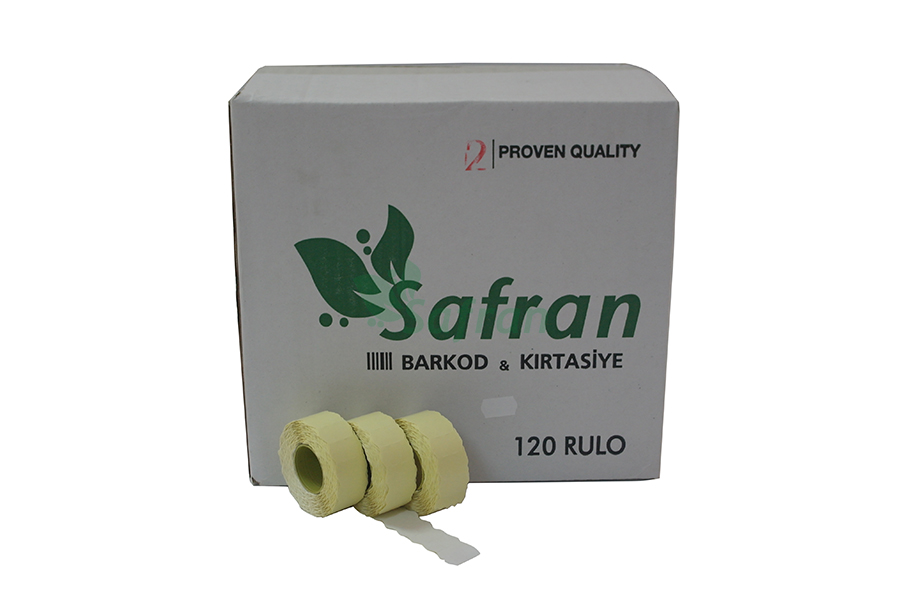 METO ETİKETİ 1000 Lİ BEYAZ NO 2  ( SAFRAN 96'LI )